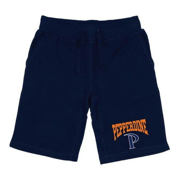 Men Pepperdine Waves Premium Shorts, Navy - 2XL
