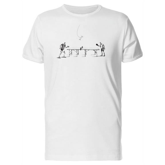 Men Playing Table Tennis Tee Men's -Image by Shutterstock