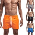 thumbnail image 1 of Men Plus Size Shorts Lightweight Funny/novelty Print Quick-Dry Spring Break Swim Trunks with Pockets Anti-Chafe Beach Shorts Bathing Suits, 1 of 6