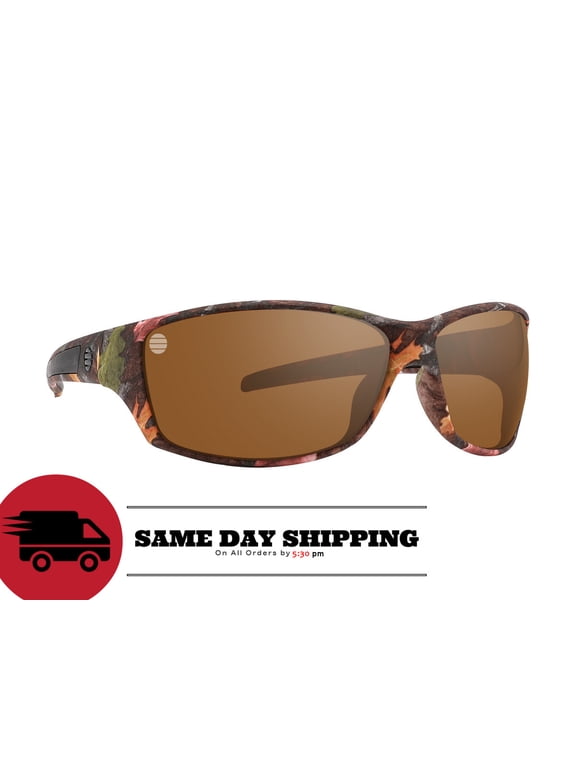 Men Polarized Camouflage Sunglasses for Fishing and Hunting, Camo Colored Lenses