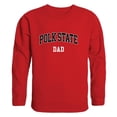 thumbnail image 1 of Men Polk State Eagles Dad Crewneck Fleece, Red - Large, 1 of 1