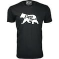 thumbnail image 1 of Men Poppa Bear Silhouette Dad T-Shirt, 1 of 2