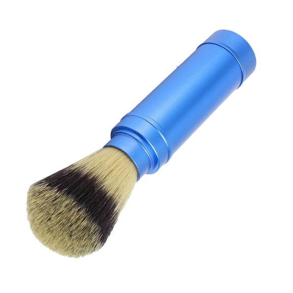 Men Portable Beard Brush Travel Facial Cleaning Foaming Shaving Grooming Tool