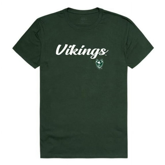 Men Portland State Vikings Script T-Shirt, Forest Green - Extra Large