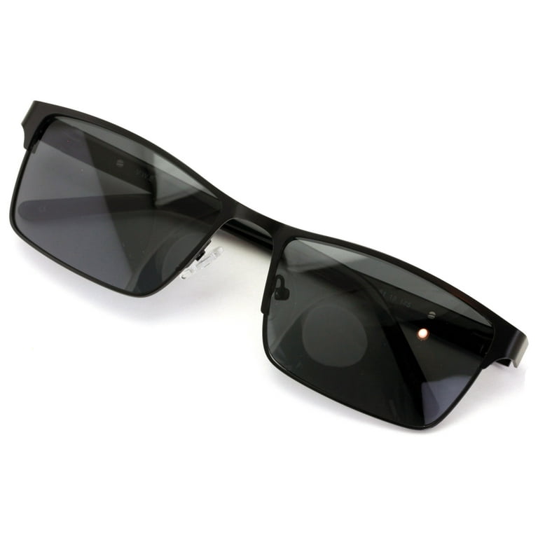 Men Premium Rectangle Metal with Plastic Temple Extra Large