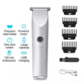 thumbnail image 1 of Men Pro Electric Hair Clippers Beard Trimmer Cutting Barber Shaving Machine, White, 1 of 8