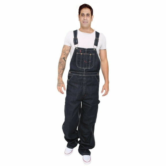 Men Pro Work Dungaree Denim Overalls Bib and Brace Heavy Duty Decorators Workwears Pants