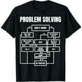 thumbnail image 1 of Men Problem Solving Chart - Flow Chart Geek Nerd Funny Gift T-Shirt, 1 of 3