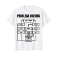 thumbnail image 1 of Men Problem Solving Chart - Flow Chart Geek Nerd Funny Gift T-Shirt, 1 of 5