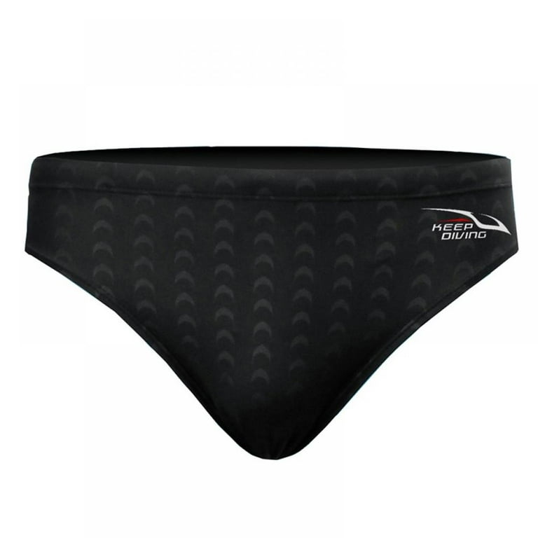 Men Professional Swim Trunks, Swim Racing Breathable Waterproof