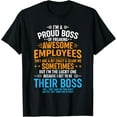 thumbnail image 1 of Men Proud Boss Employee Appreciation Office Men Funny Boss T-Shirt, 1 of 4