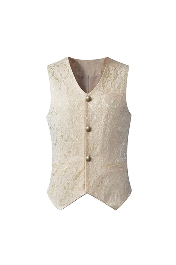 Men Punk Tailcoat Overcoat Fashion Outwear Button Vest Jacket Stylish Long Sleeve Coat for Streetwear and Evening Events Workwear Men's Trench Coat Plus Size Winter Cardigan for Men