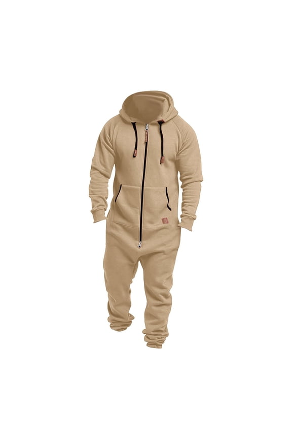 Men Pure Color Splicing Warm up Suits for Men Autumn Winter Casual Hoodie Jumpsuit Hood Print Zipper Print Jumpsuit Mechanic Shorts for Men Mechanic Suit Sweat Suits for Men