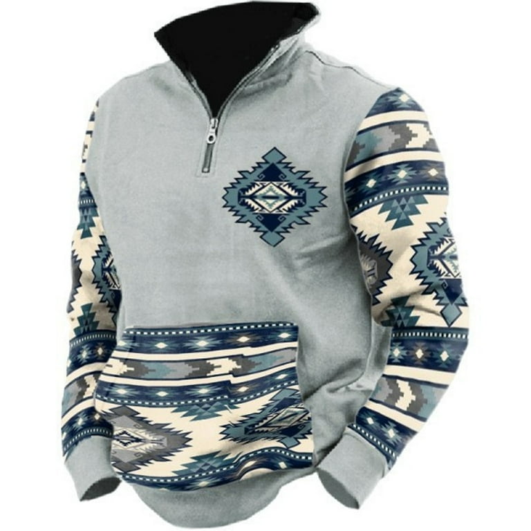 Mens western quarter zip sales