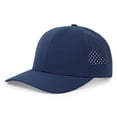 thumbnail image 1 of Men Quick Dry Baseball Cap Laser Cut Mesh Ball Curved Brim Snapback Hat Blue, 1 of 3