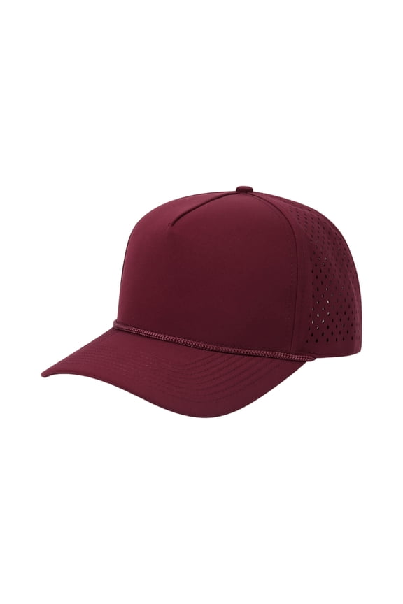 Men Quick Dry Baseball Cap Laser Cut Mesh Ball Curved Brim Snapback Hat,One Size