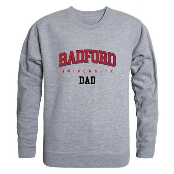 Men Radford Highlanders Dad Crewneck Fleece, Heather Grey - 2XL