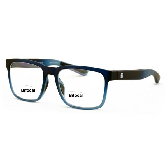 Men Rectangular Sport TR90 Clear Bifocal Reading Glasses - Lightweight Reader CR02 +2.25