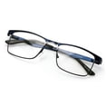 thumbnail image 1 of Men Rectangular Stainless Steel Glasses Frame/w Anti Blue Ray Lens - Computer Glasses - Blocker, 1 of 5