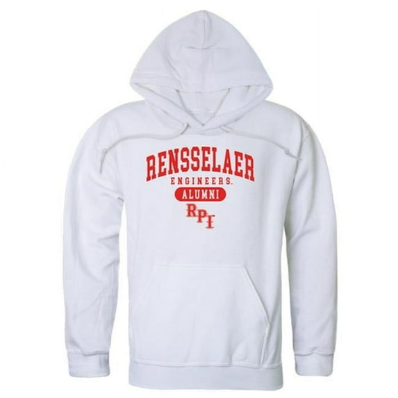 Men Rensselaer Polytechnic Institute Alumni Hoodie, White - Small