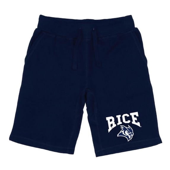 Men Rice Owls Premium Shorts, Navy - 2XL