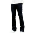 thumbnail image 1 of Men Ripped Jeans, Men's Non-Stretch Regular Fit Washed Denim Pants with Pockets Button Closure, Black, M, 1 of 8