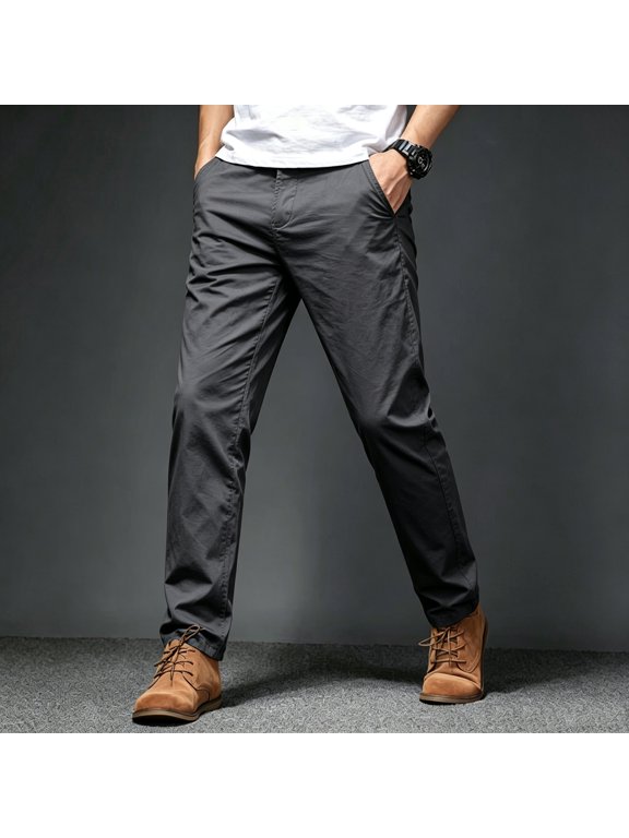 Men Ripstop Cargo Pants Regular Tapered Fit Breathable Multi Pocket Outdoor Utility Trousers S-XXL