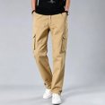 thumbnail image 1 of Men Ripstop Cargo Work Pants Tapered Breathable Multi Pocket Outdoor Utility Trousers S-XXL, 1 of 10