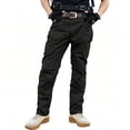 thumbnail image 1 of Men Ripstop Multi Utility Cargo Pants Stretch Tapered Breathable Multi Pocket Daily Pants S-XXL, 1 of 10