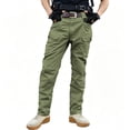 thumbnail image 1 of Men Ripstop Multi Utility Cargo Pants Stretch Tapered Breathable Multi Pocket Daily Pants S-XXL, 1 of 10