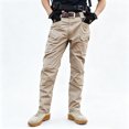 thumbnail image 1 of Men Ripstop Multi Utility Cargo Pants Stretch Tapered Breathable Multi Pocket Daily Pants S-XXL, 1 of 10