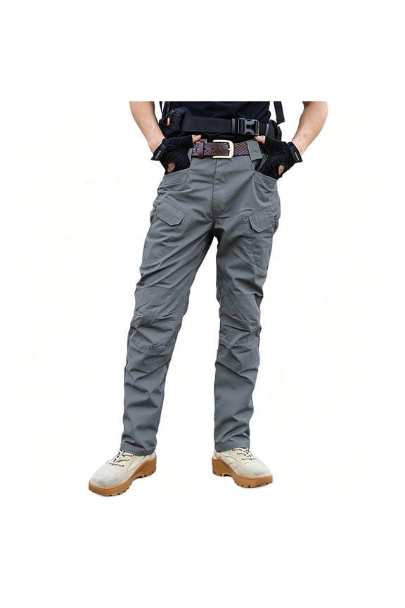 Men Ripstop Multi Utility Cargo Pants Stretch Tapered Breathable Multi Pocket Daily Pants S-XXL