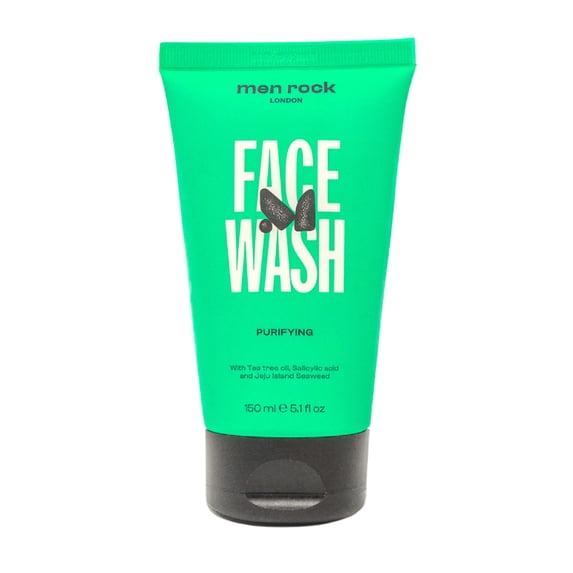 Men Rock Face Wash Purifying, Face Cleanser, 5.1 oz