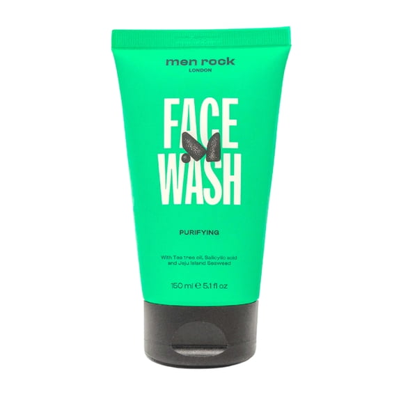 Men Rock Face Wash Purifying, Face Cleanser, 5.1 oz
