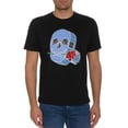 thumbnail image 1 of Men Roseland Short Sleeve Knit Graphic T Shirt, Black, 1 of 5