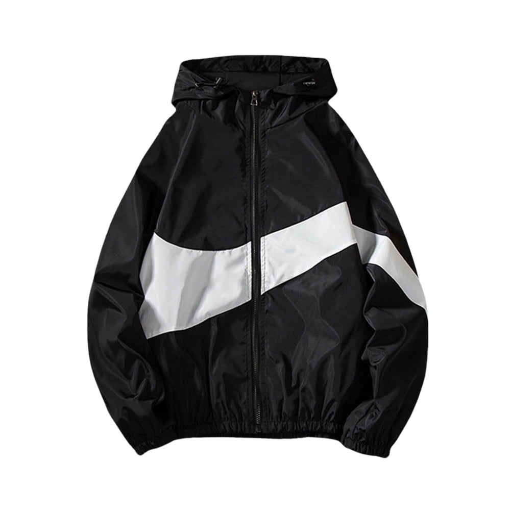 kith nike big swoosh quarter zip black