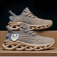 thumbnail image 1 of Men Running Shoes Men's Tennis Shoes Lightweight Breathable Fashion Sneakers Non Slip Workout Training Shoes for Running Black, 1 of 9
