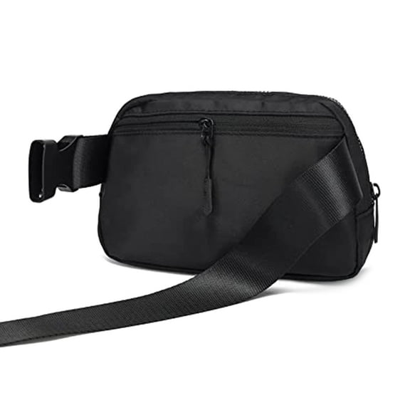 Men Running Waist Bag Nylon Crossbody Chest Pack Large Capacity Crossbody Pack with Adjustable Belt