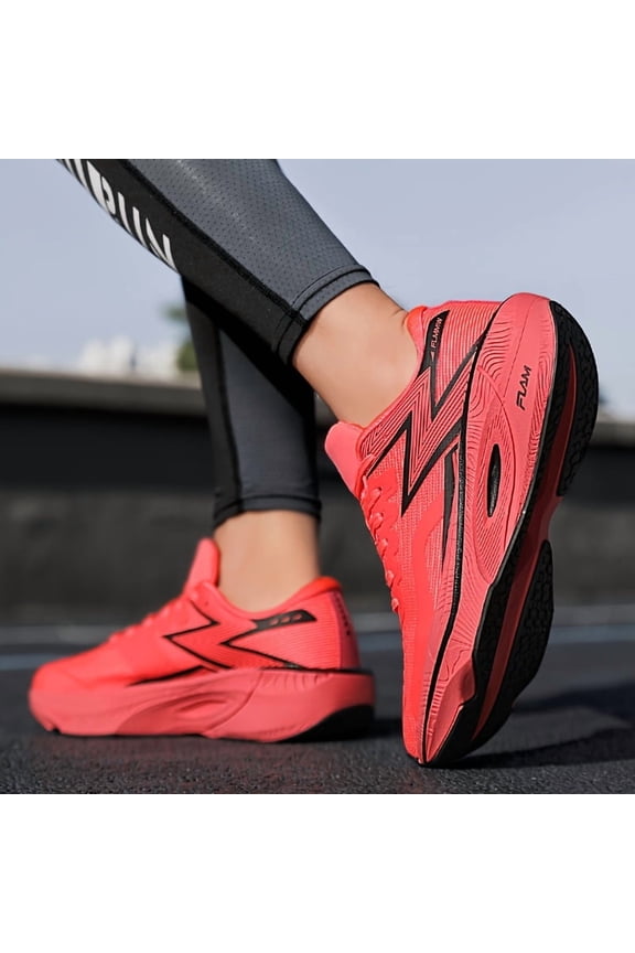 Men'S All-Soles Carbon Plate Racing Shock-Absorbing Running Shoes - Breathable Mesh Upper, MD/Rubber Sole, Low-Top Lace-Up Design for Marathon, Hiking & Casual Wear - Spring/Autumn Sneakers, Marathon