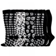 thumbnail image 1 of Men'S And Women'S Halloween Sports Compression Socks Compression Socks (Five Pairs), 1 of 7