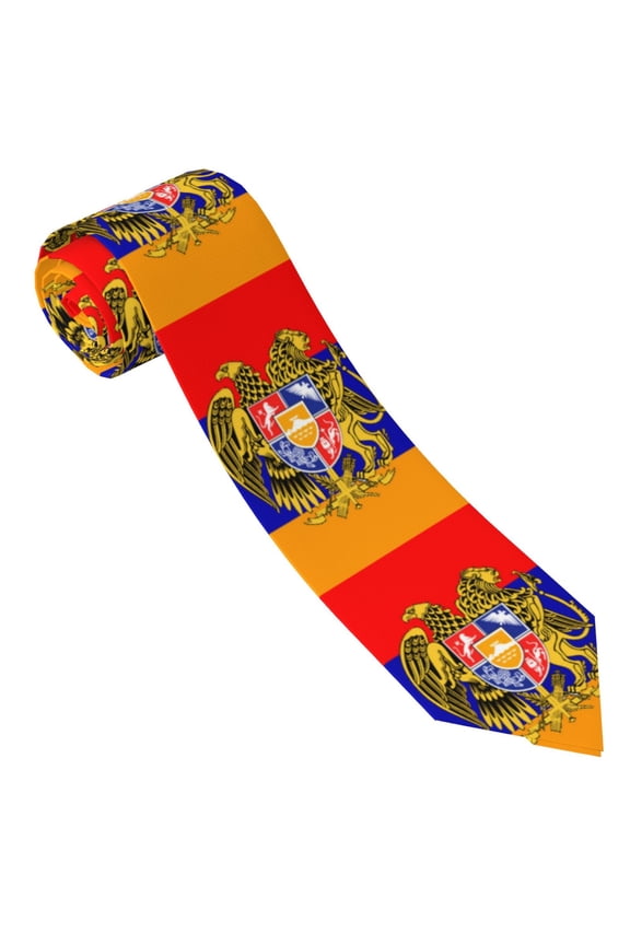 Men'S Armenian National Emblem Fashion Business Wedding Neckties Ties