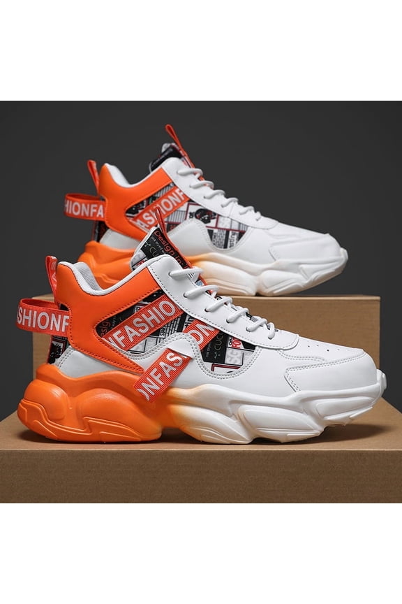 Men'S Athletic Shoes with High Tops, Featuring Slip-Resistant And Durable Soles, Comfortable Inner Materials, Suitable for Outdoor Hiking