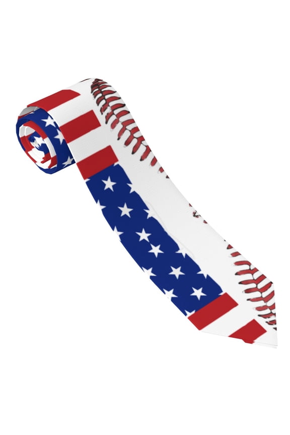Men'S Baseball Lace Flag Fashion Business Wedding Neckties Ties