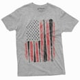 thumbnail image 1 of Men'S Baseball Usa Flag T-Shirt Bat Flag Patriotic American Sports Shirt For Him (Medium Grey), 1 of 6