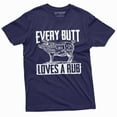 thumbnail image 1 of Men'S Bbq Pork Butt Rub Funny Tee Shirt 4Th Of July Summer Partying Cook T-Shirt (4X-Large Navy Blue), 1 of 5