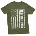thumbnail image 1 of Men'S Best Dad Ever T-Shirt Father'S Day Daddy Usa Patriotic Tshirt Flag Shirt (XX-Large Military Green), 1 of 6