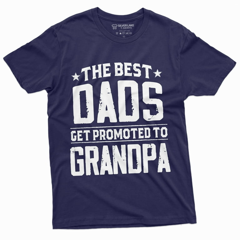 Mens World's Best Dad Grandpa Shirt Father Pregnancy Announcement