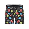 thumbnail image 1 of Men'S Boxer Briefs, Abstract Cartoon Robot Soft And Breathable Mens Underwear Boxer Briefs With Widen Waist, 1 of 2