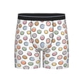 thumbnail image 1 of Men'S Boxer Briefs, Abstractly Circles Soft And Breathable Mens Underwear Boxer Briefs With Widen Waist, 1 of 2