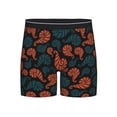 thumbnail image 1 of Men'S Boxer Briefs, Abstractly Sea Shell Soft And Breathable Mens Underwear Boxer Briefs With Widen Waist, 1 of 2